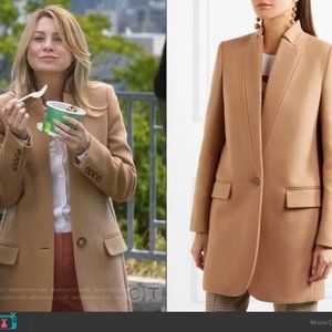 STELLA MCCARTNEY Bryce Wool Coat IT 38 US 2